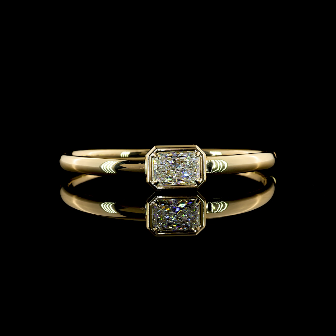 5.06 CT Radiant Lab Grown Diamond Bangles Bracelet (E Color and VVS2 Clarity)