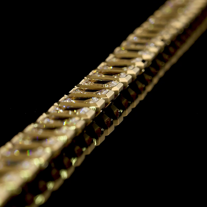 9.92 CTTW Emerald Lab Grown Diamond Tennis Bracelet (E Color and VS1 Clarity)