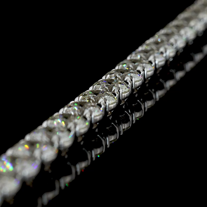 17.39 CTTW Round Lab Grown Diamond Tennis Bracelet 7" (E Color and VS1 Clarity)