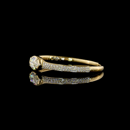 5.73 CTTW Marquise Lab Grown Diamond Bangles Bracelet 6.5" (F Color and VS1 Clarity)
