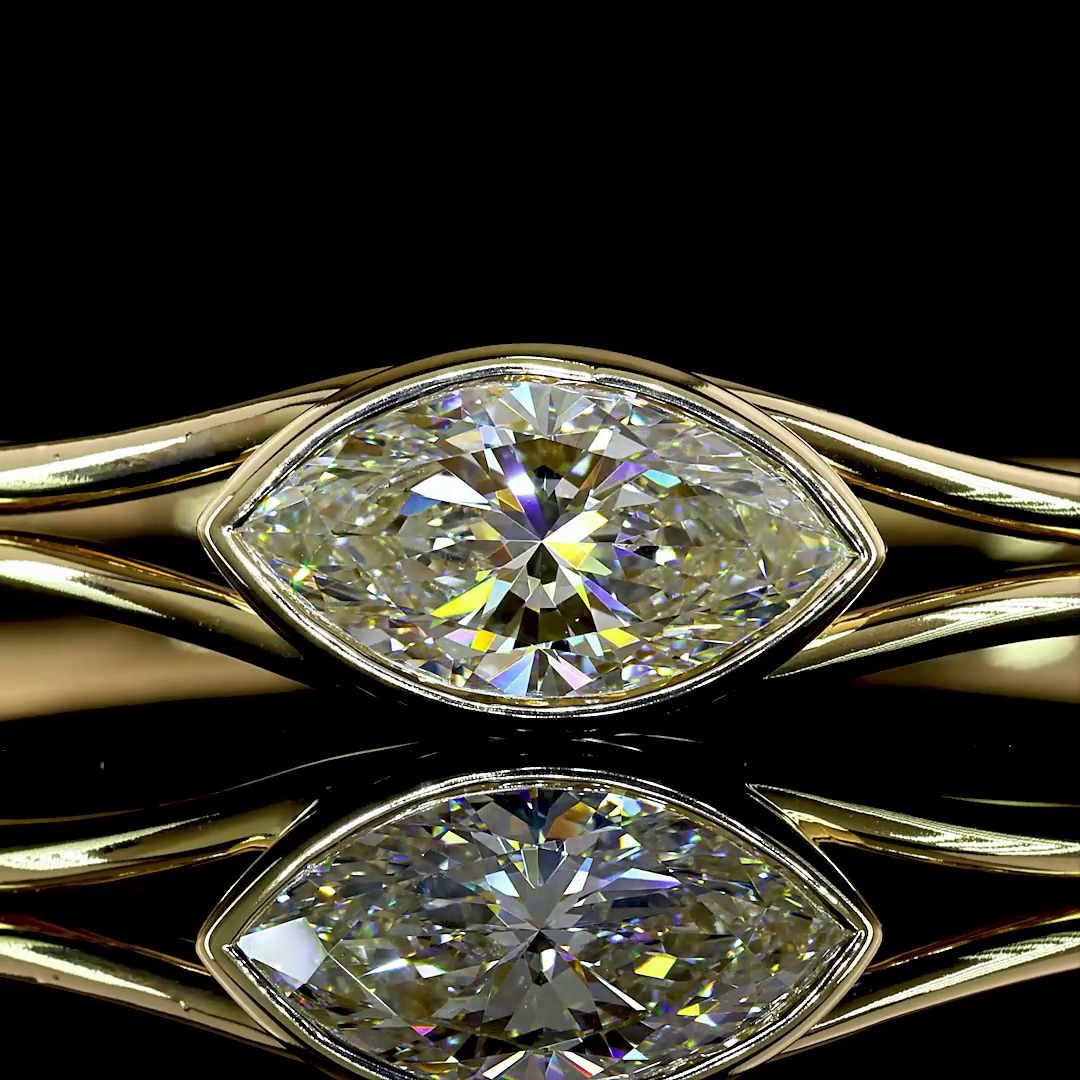 3.27 CT Marquise Lab Grown Diamond Bangles Bracelet 313" (E Color and VVS2 Clarity)