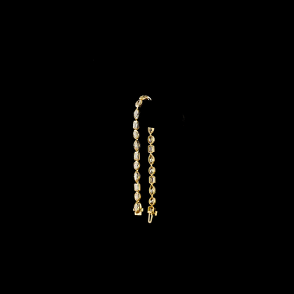 7.32 CTTW MIX Lab Grown Diamond Tennis Bracelet 6.5" (F Color and VS1 Clarity)