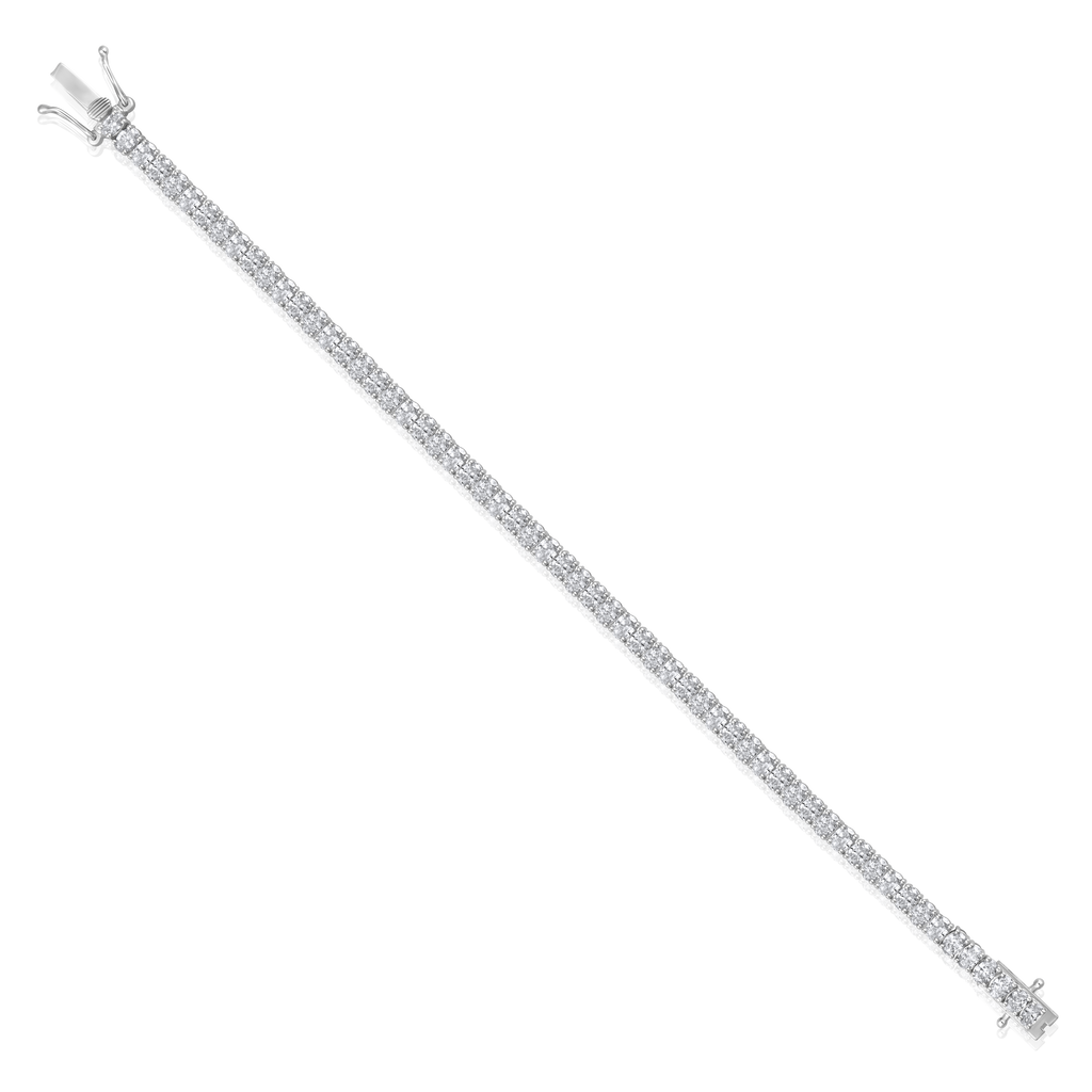 Diamond Oval Tennis Bracelet