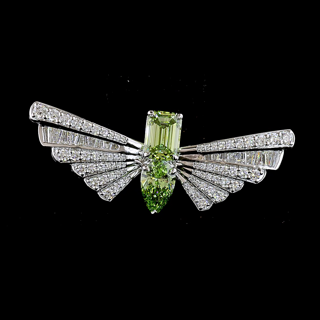 4.06 CTTW MIX Lab Grown Diamond Special (FV.GN Color and VVS2 Clarity)