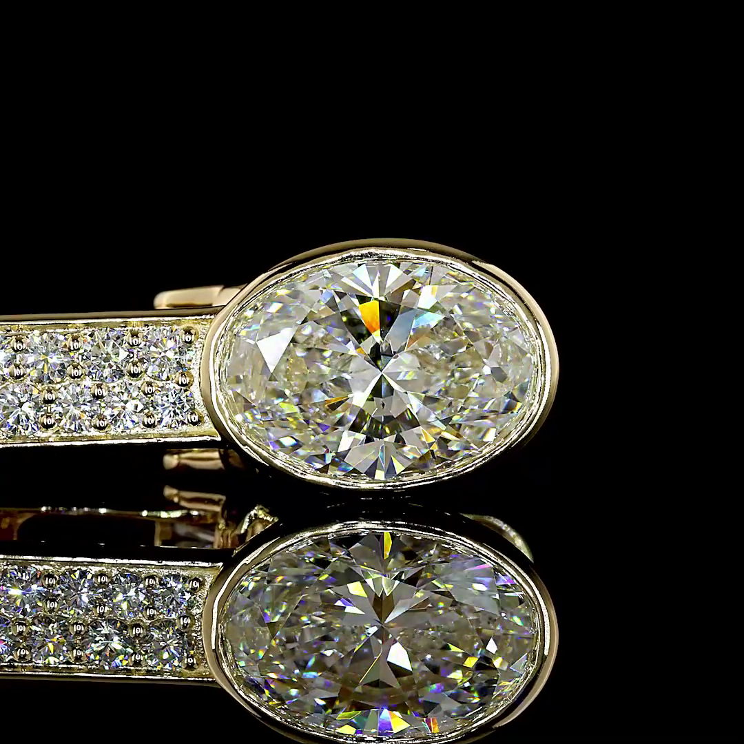 4.41 CTTW Oval Lab Grown Diamond Special (F Color and VS1 Clarity)