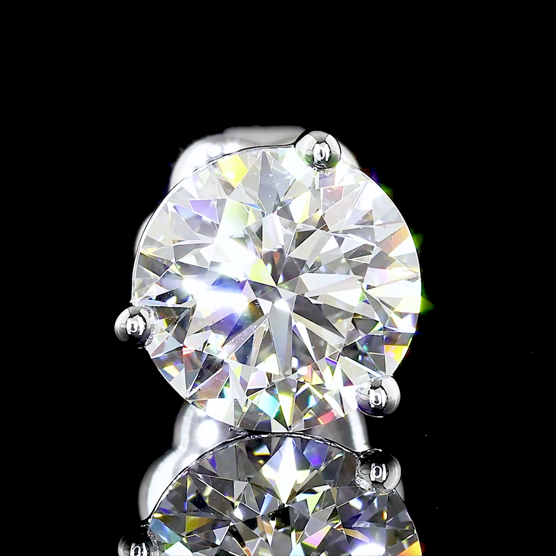 5.14 CTTW Round Lab Diamond Martini Earring 14k White Gold F Color and VS1 Clarity jewelry-spot-usa