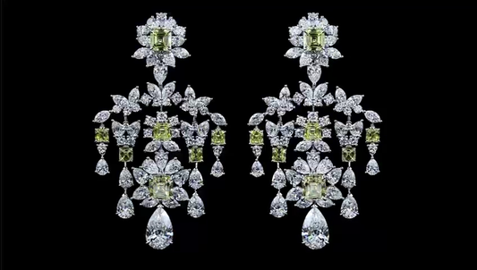 30.01 CTTW MIX Lab Diamond Special Earring 18k White Gold
