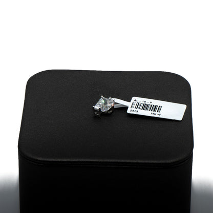 Lab-Grown Diamond Prong Pendant in 14K White Gold, 1.93 CTTW
