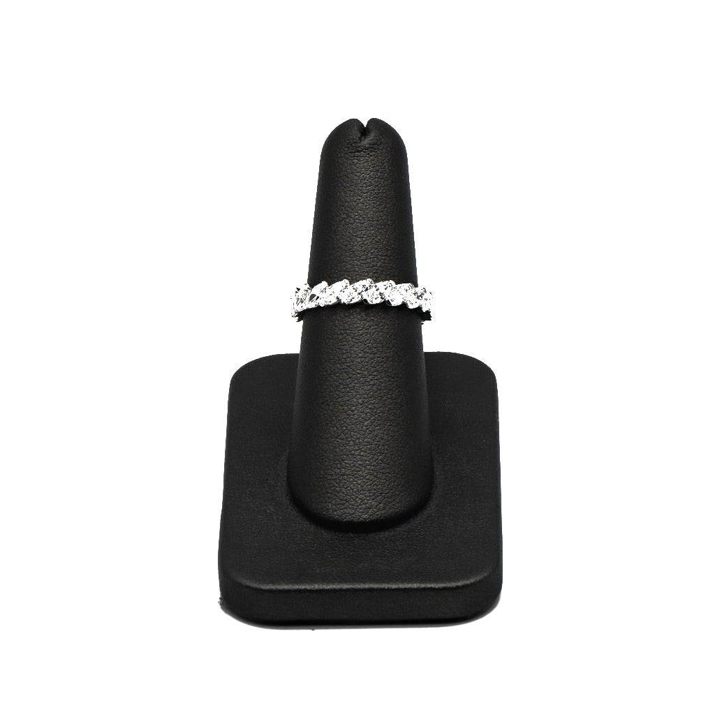 14K White Gold Marquise Lab-Grown Diamond Eternity Band, 2.18 CTTW