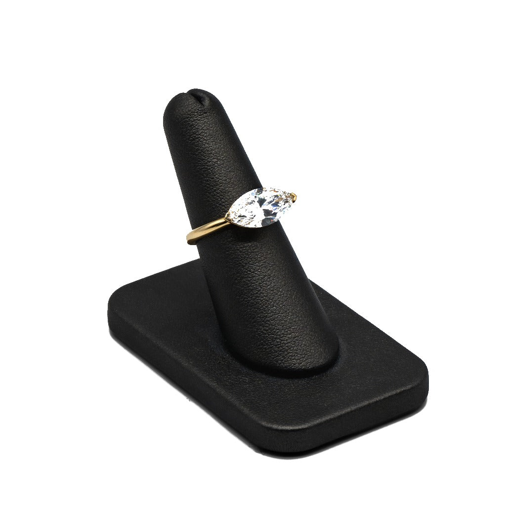 Marquise Lab-Grown Diamond Solitaire Ring, 14K Yellow Gold, 3.03 CT