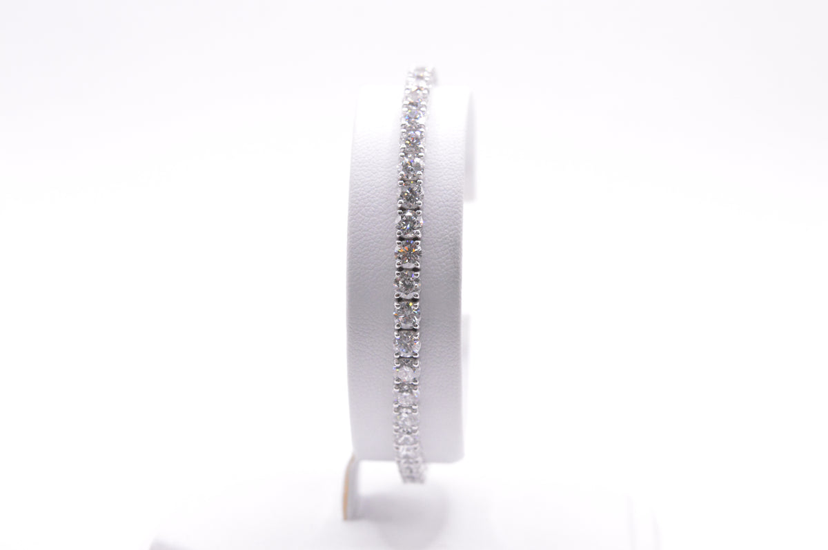 4mm Made To Order Lab Grown Diamond Tennis Bracelets 14K Made To Order Lab Tennis Bracelets