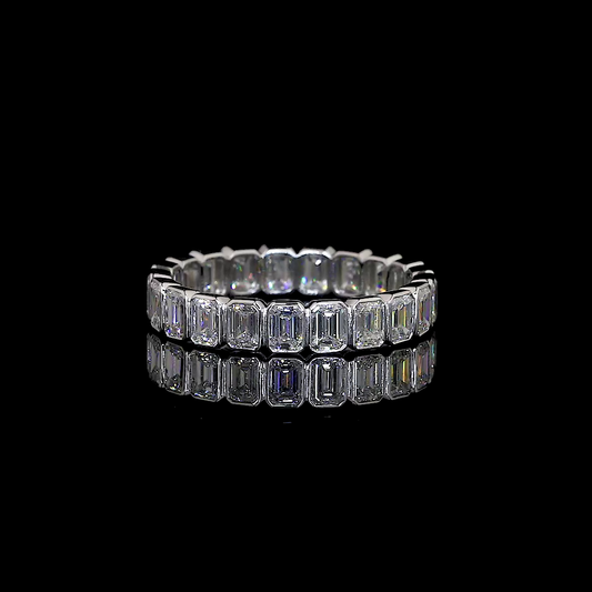 1.93 CTTW Emerald Lab Diamond Full Eternity (F Color and VS2 Clarity)