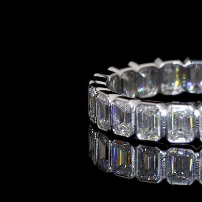 1.93 CTTW Emerald Lab Diamond Full Eternity (F Color and VS2 Clarity)