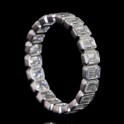 1.93 CTTW Emerald Lab Diamond Full Eternity (F Color and VS2 Clarity)