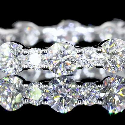 1.24 CTTW Round Lab Diamond Full Eternity (E Color and VS1 Clarity)