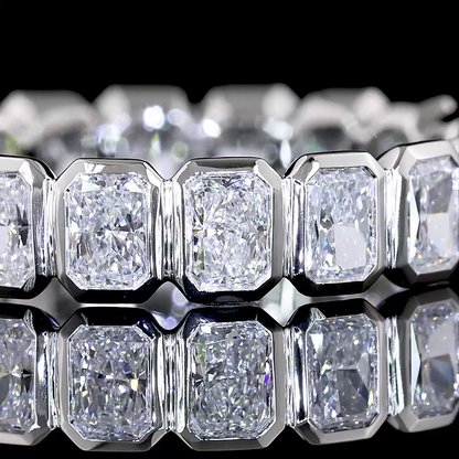 1.82 CTTW Radiant Lab Grown Diamond Full Eternity Sz. 5.25 (E Color and VS Clarity)