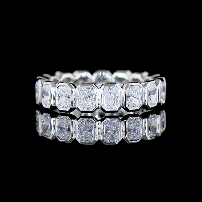 1.94 CTTW Radiant Lab Grown Diamond Full Eternity Sz. 5.25 (F Color and VS2 Clarity)