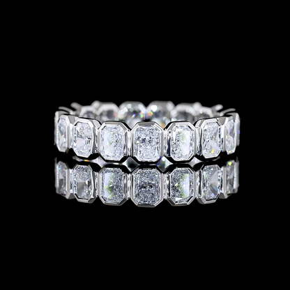 1.94 CTTW Radiant Lab Grown Diamond Full Eternity Sz. 5.25 (F Color and VS2 Clarity)