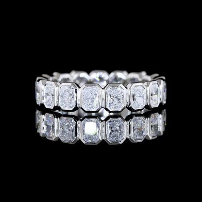1.94 CTTW Radiant Lab Grown Diamond Full Eternity Sz. 5.25 (F Color and VS2 Clarity)