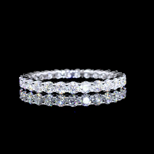 1.00 CTTW Round Lab Diamond Full Eternity