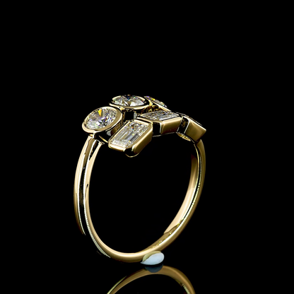 1.78 CTTW Emerald Lab Diamond Special Eternity Band (E Color and VS Clarity)