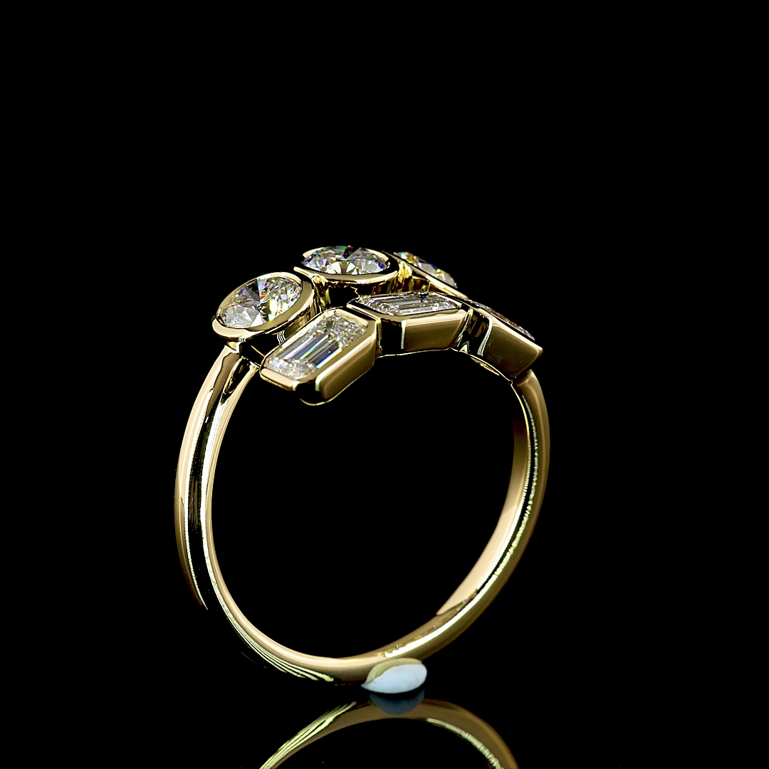 1.77 CTTW MIX Lab Diamond Special Eternity Band (E Color and VS Clarity)