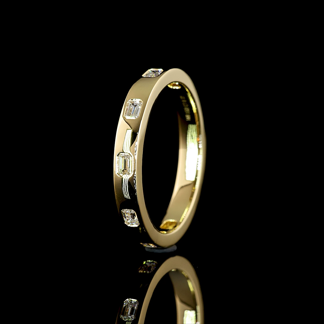 0.33 CTTW Emerald Lab Diamond Full Eternity (E Color and VS Clarity)