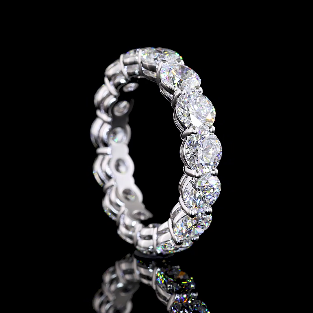 4.71 CTTW Round Lab Diamond Full Eternity (D Color and VS2 Clarity)