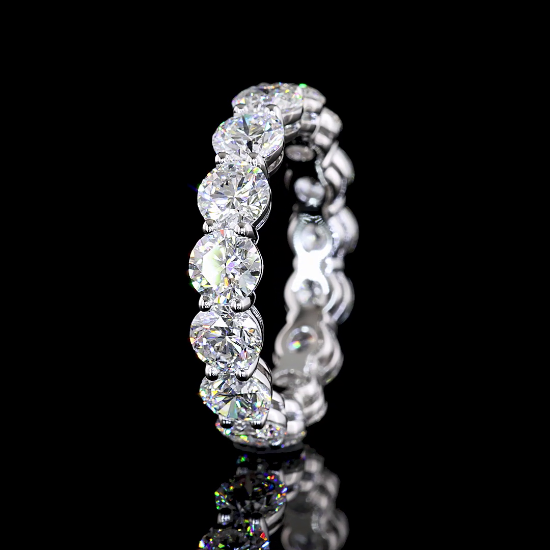 4.71 CTTW Round Lab Diamond Full Eternity (D Color and VS2 Clarity)