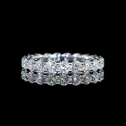 2.94 CTTW Round Lab Grown Diamond Full Eternity Sz. 7 (E Color and VS1 Clarity)