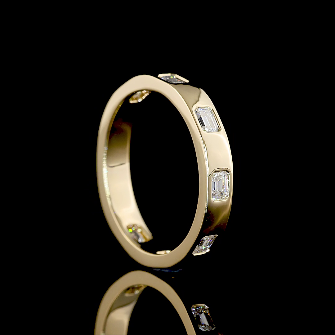 0.50 CTTW Emerald Lab Diamond Full Eternity (E Color and VS1 Clarity)