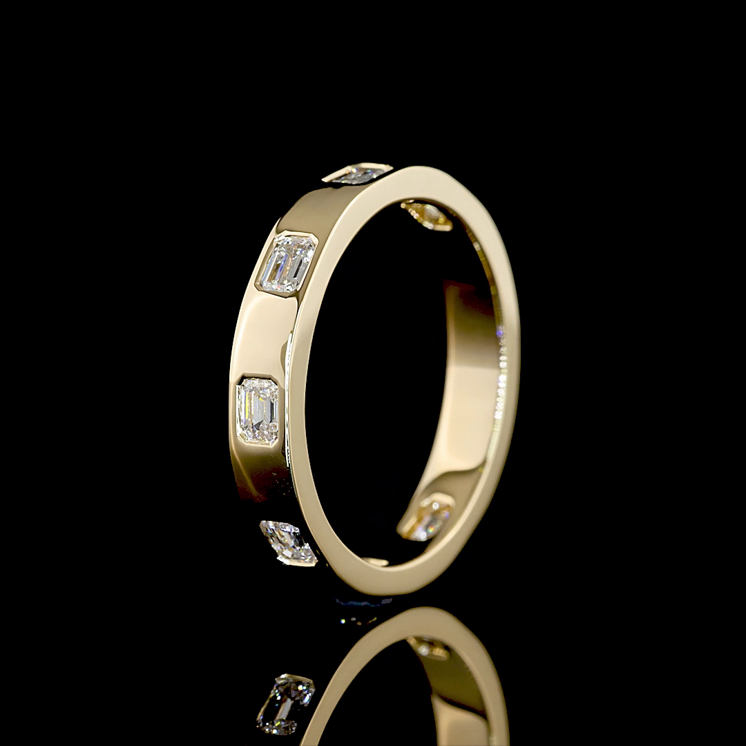 0.50 CTTW Emerald Lab Diamond Full Eternity (E Color and VS1 Clarity)