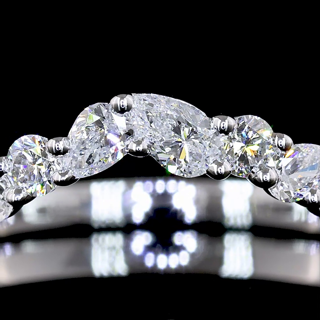 0.42 CTTW MIX Lab Diamond Special Eternity Band (E Color and VS Clarity)