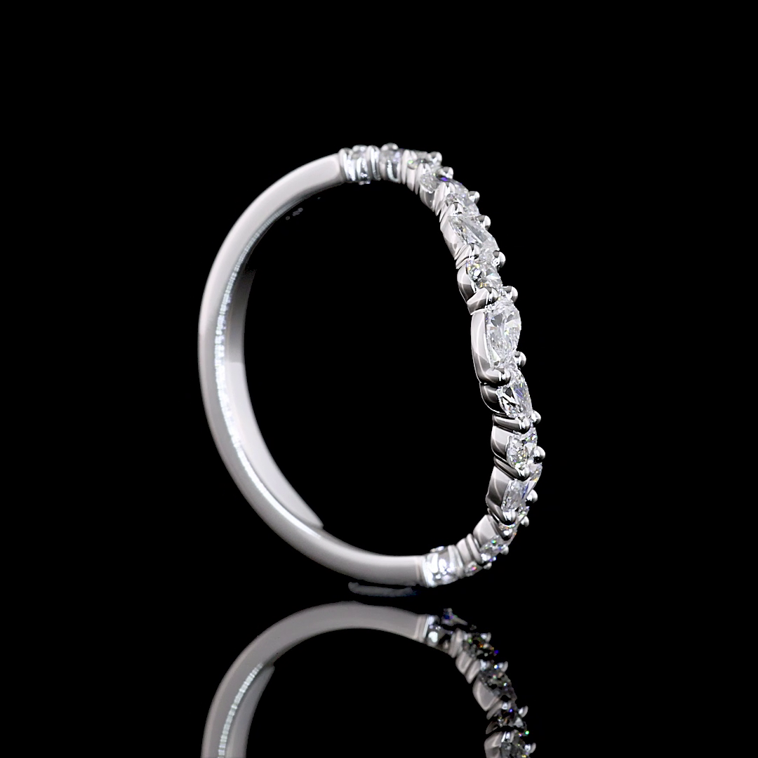 0.42 CTTW MIX Lab Diamond Special Eternity Band (E Color and VS Clarity)
