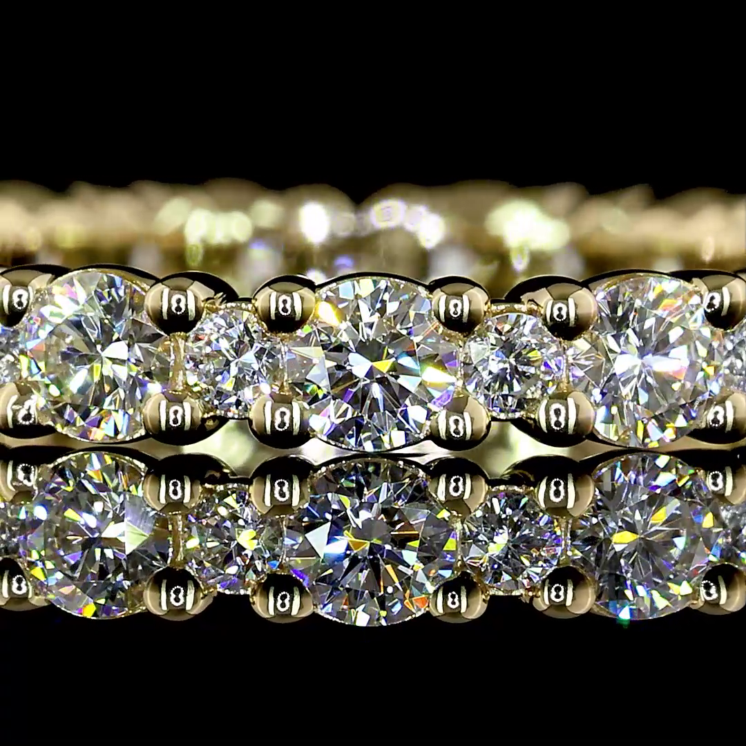 1.03 CTTW Round Lab Diamond Full Eternity (E Color and VS2 Clarity)