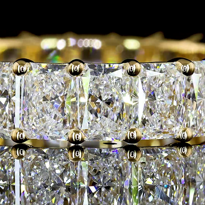 3.90 CTTW Radiant Lab Diamond Full Eternity (E Color and VS Clarity)