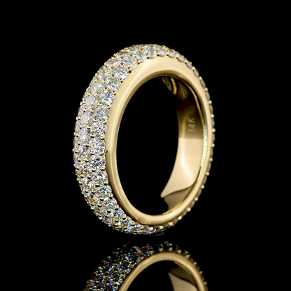 3.48 CTTW Round Lab Diamond Special Eternity Band (E Color and VS2 Clarity)