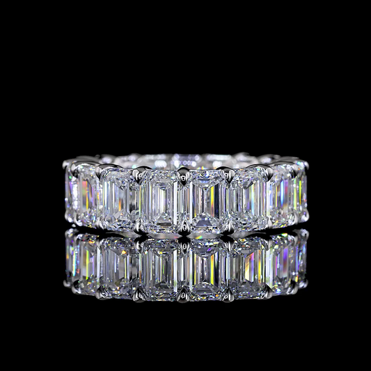 9.07 CTTW Emerald Lab Diamond Full Eternity