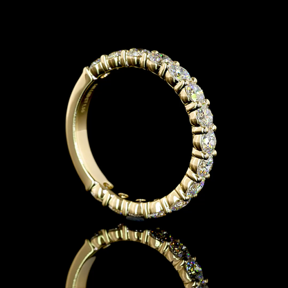 1.55 CTTW Round Lab Diamond 3/4 Eternity Band