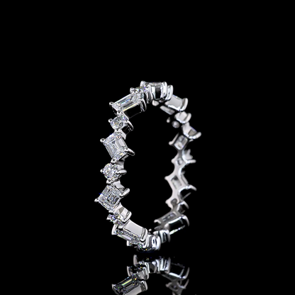 1.06 CTTW MIX Lab Diamond Full Eternity Sz. 5.5