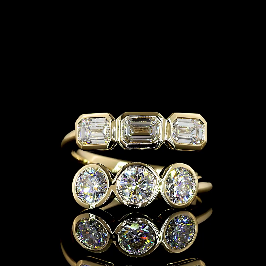 1.79 CTTW MIX Lab Diamond Special Eternity Band