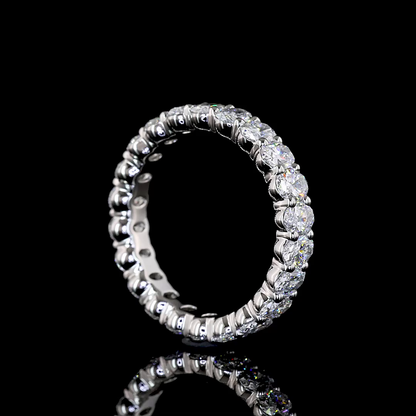 2.00 CTTW Oval Lab Diamond Full Eternity