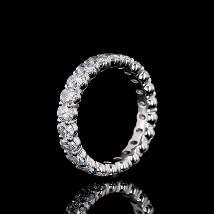 2.00 CTTW Oval Lab Diamond Full Eternity