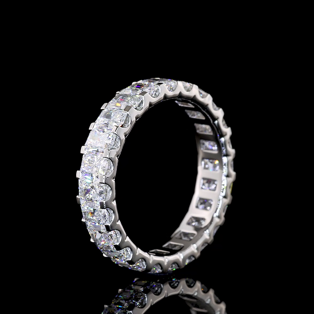 3.60 CTTW Radiant Lab Diamond Full Eternity (E Color and VS Clarity)