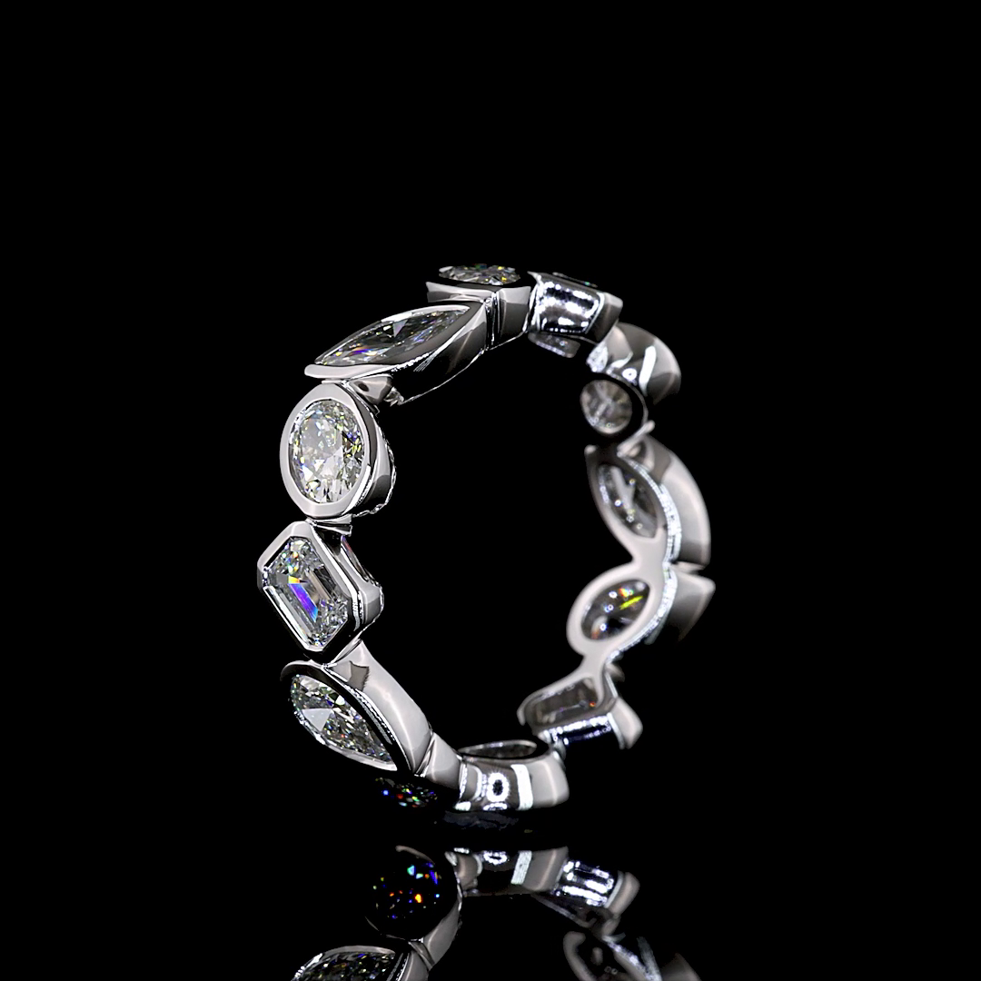 2.62 CTTW MIX Lab Diamond Full Eternity