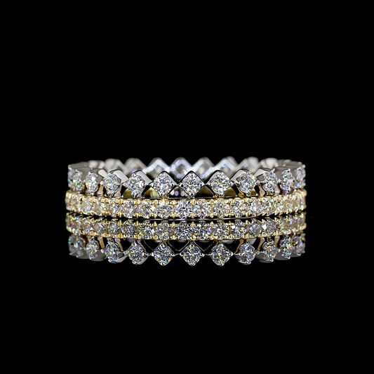 0.94 CTTW Round Lab Diamond Full Eternity (E Color and VS2 Clarity)