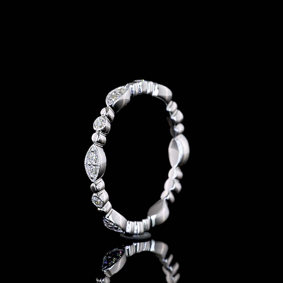 0.21 CTTW Round Lab Diamond Full Eternity (E Color and VS1 Clarity)