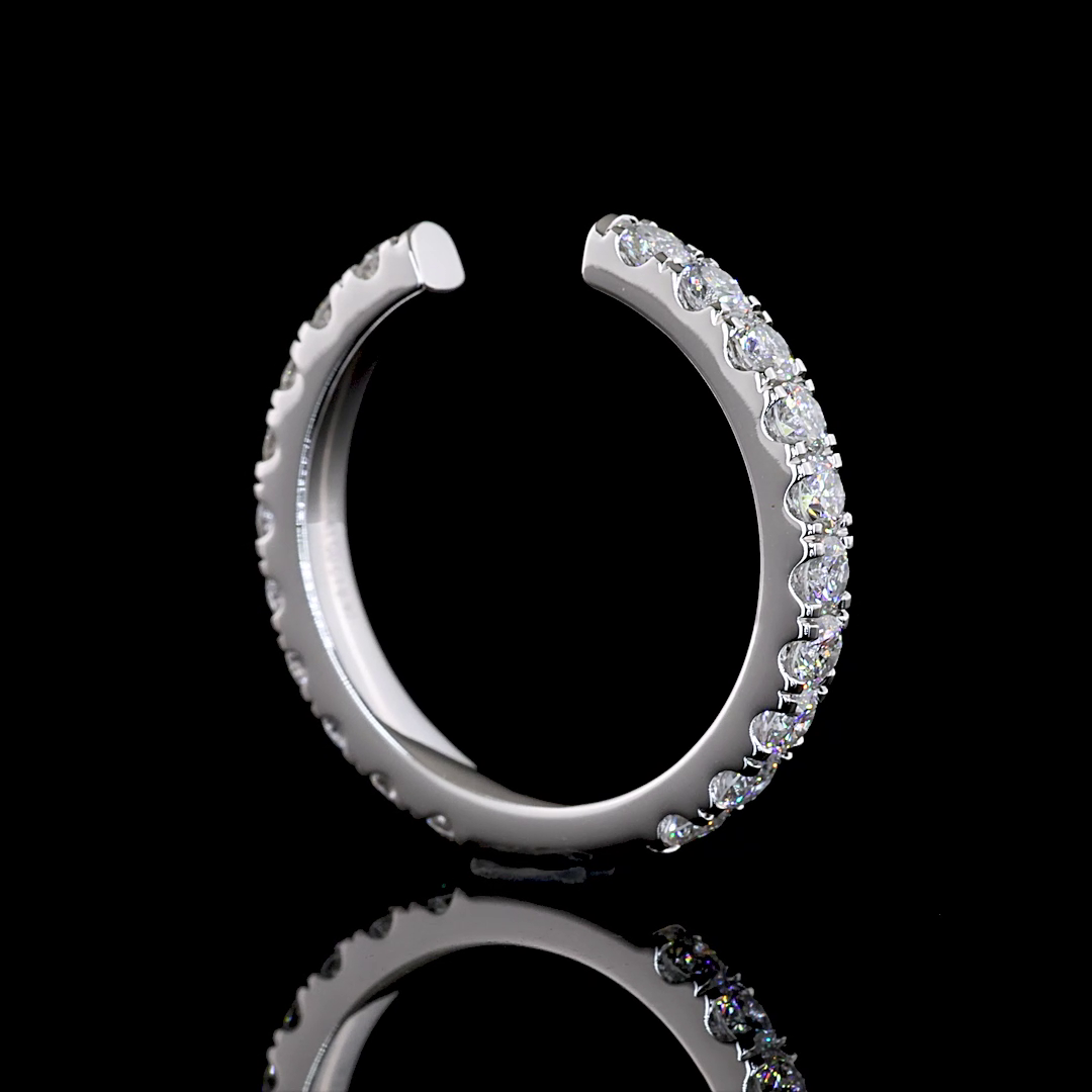 0.92 CTTW Round Lab Diamond Full Eternity (E Color and VS Clarity)