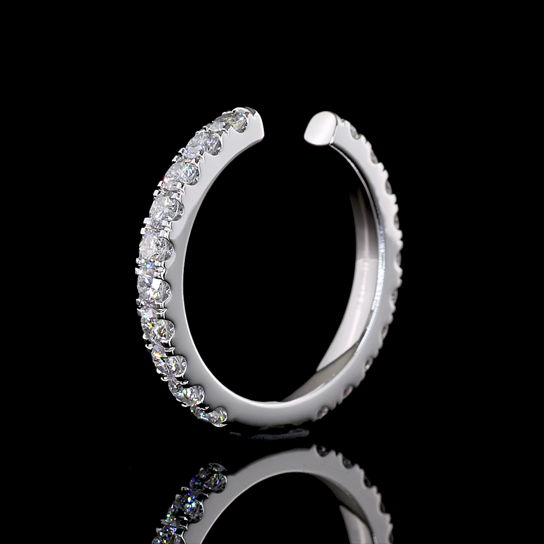 0.92 CTTW Round Lab Diamond Full Eternity (E Color and VS Clarity)