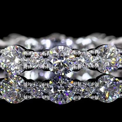 1.16 CTTW Round Lab Diamond Full Eternity (E Color and VS2 Clarity)